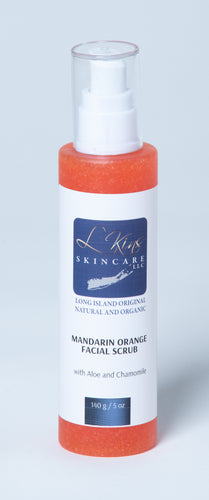 Mandarin Orange Facial Scrub with Aloe and Chamomile